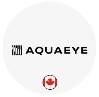 AquaEye handheld underwater search and rescue scanner used by rescue teams near a lake, operator scanning the water from a boat or shoreline, emergency divers preparing equipment, realistic water rescue technology scene.