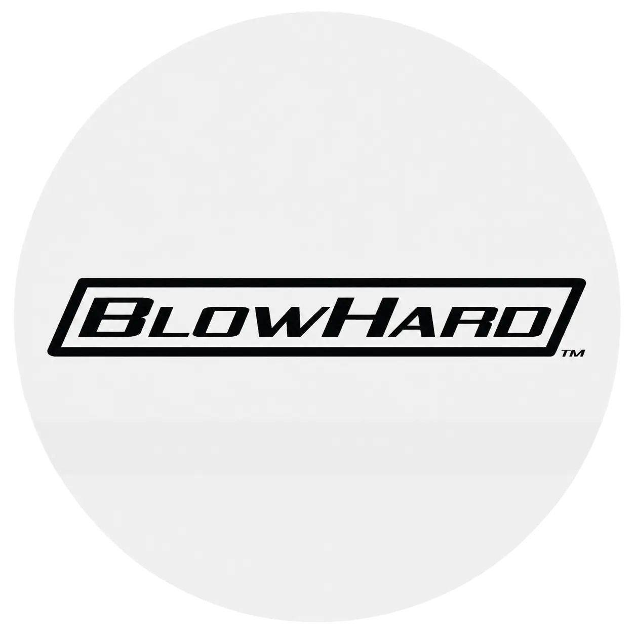 BlowHard professional firefighting ventilation equipment in a realistic emergency response environment, powerful portable fan positioned at a building entrance, firefighters managing smoke control, rugged industrial design, high-performance airflow, dramatic but professional rescue scene.